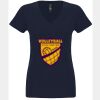 N6480 - Next Level Ladies' Sueded V-Neck T-Shirt Thumbnail