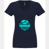 N6480 - Next Level Ladies' Sueded V-Neck T-Shirt Thumbnail