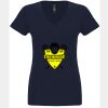 N6480 - Next Level Ladies' Sueded V-Neck T-Shirt Thumbnail