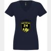 N6480 - Next Level Ladies' Sueded V-Neck T-Shirt Thumbnail