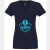 N6480 - Next Level Ladies' Sueded V-Neck T-Shirt Thumbnail