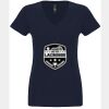 N6480 - Next Level Ladies' Sueded V-Neck T-Shirt Thumbnail