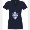 N6480 - Next Level Ladies' Sueded V-Neck T-Shirt Thumbnail