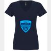 N6480 - Next Level Ladies' Sueded V-Neck T-Shirt Thumbnail