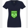 N6480 - Next Level Ladies' Sueded V-Neck T-Shirt Thumbnail