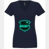 N6480 - Next Level Ladies' Sueded V-Neck T-Shirt Thumbnail