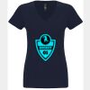 N6480 - Next Level Ladies' Sueded V-Neck T-Shirt Thumbnail