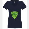 N6480 - Next Level Ladies' Sueded V-Neck T-Shirt Thumbnail