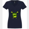 N6480 - Next Level Ladies' Sueded V-Neck T-Shirt Thumbnail