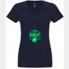 N6480 - Next Level Ladies' Sueded V-Neck T-Shirt Thumbnail