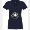 N6480 - Next Level Ladies' Sueded V-Neck T-Shirt Thumbnail