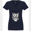 N6480 - Next Level Ladies' Sueded V-Neck T-Shirt Thumbnail