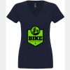 N6480 - Next Level Ladies' Sueded V-Neck T-Shirt Thumbnail