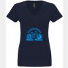 N6480 - Next Level Ladies' Sueded V-Neck T-Shirt Thumbnail