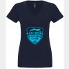 N6480 - Next Level Ladies' Sueded V-Neck T-Shirt Thumbnail