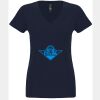 N6480 - Next Level Ladies' Sueded V-Neck T-Shirt Thumbnail
