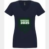 N6480 - Next Level Ladies' Sueded V-Neck T-Shirt Thumbnail