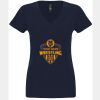 N6480 - Next Level Ladies' Sueded V-Neck T-Shirt Thumbnail