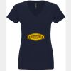 N6480 - Next Level Ladies' Sueded V-Neck T-Shirt Thumbnail