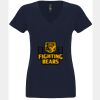 N6480 - Next Level Ladies' Sueded V-Neck T-Shirt Thumbnail