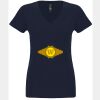 N6480 - Next Level Ladies' Sueded V-Neck T-Shirt Thumbnail