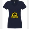 N6480 - Next Level Ladies' Sueded V-Neck T-Shirt Thumbnail