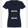 N6480 - Next Level Ladies' Sueded V-Neck T-Shirt Thumbnail