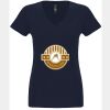 N6480 - Next Level Ladies' Sueded V-Neck T-Shirt Thumbnail