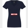 N6480 - Next Level Ladies' Sueded V-Neck T-Shirt Thumbnail