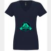 N6480 - Next Level Ladies' Sueded V-Neck T-Shirt Thumbnail