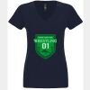 N6480 - Next Level Ladies' Sueded V-Neck T-Shirt Thumbnail