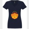 N6480 - Next Level Ladies' Sueded V-Neck T-Shirt Thumbnail