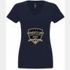 N6480 - Next Level Ladies' Sueded V-Neck T-Shirt Thumbnail