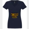 N6480 - Next Level Ladies' Sueded V-Neck T-Shirt Thumbnail