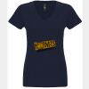 N6480 - Next Level Ladies' Sueded V-Neck T-Shirt Thumbnail