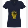 N6480 - Next Level Ladies' Sueded V-Neck T-Shirt Thumbnail