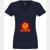 N6480 - Next Level Ladies' Sueded V-Neck T-Shirt Thumbnail