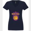 N6480 - Next Level Ladies' Sueded V-Neck T-Shirt Thumbnail