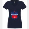 N6480 - Next Level Ladies' Sueded V-Neck T-Shirt Thumbnail