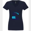 N6480 - Next Level Ladies' Sueded V-Neck T-Shirt Thumbnail