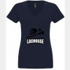 N6480 - Next Level Ladies' Sueded V-Neck T-Shirt Thumbnail