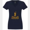N6480 - Next Level Ladies' Sueded V-Neck T-Shirt Thumbnail