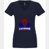 N6480 - Next Level Ladies' Sueded V-Neck T-Shirt Thumbnail