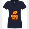 N6480 - Next Level Ladies' Sueded V-Neck T-Shirt Thumbnail