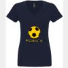 N6480 - Next Level Ladies' Sueded V-Neck T-Shirt Thumbnail
