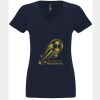 N6480 - Next Level Ladies' Sueded V-Neck T-Shirt Thumbnail