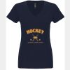 N6480 - Next Level Ladies' Sueded V-Neck T-Shirt Thumbnail