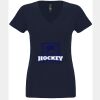 N6480 - Next Level Ladies' Sueded V-Neck T-Shirt Thumbnail
