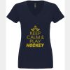 N6480 - Next Level Ladies' Sueded V-Neck T-Shirt Thumbnail