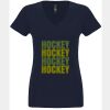 N6480 - Next Level Ladies' Sueded V-Neck T-Shirt Thumbnail